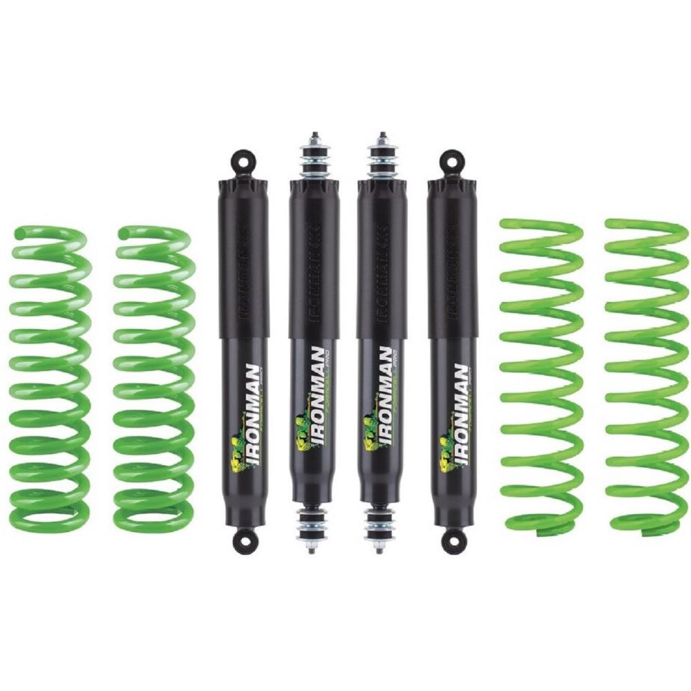 Комплект подвески Ironman Land Rover Defender 90 амортизаторы Foam Cell Pro масляные нагрузка перед до 80 кг зад 300+ кг лифт 40 мм