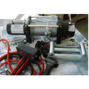 Лебедка электрическая автомобильная высокоскоростная СТОКРАТ HS 8.8 WP, 12V, 6.8 л.с.