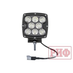 Светодиодная фара дальнего света РИФ 130 мм 80W