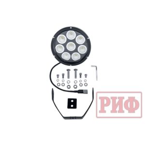Светодиодная фара водительского света РИФ 180 мм 80W