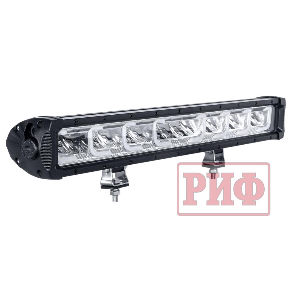 Светодиодная фара водительского света РИФ с ДХО 561 мм 128W
