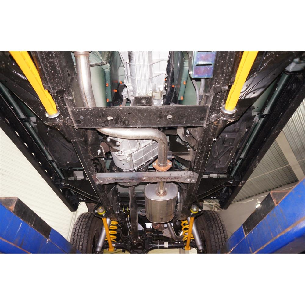 Защита КПП Land Rover Defender 110 (1998-) (Композит 10 мм)