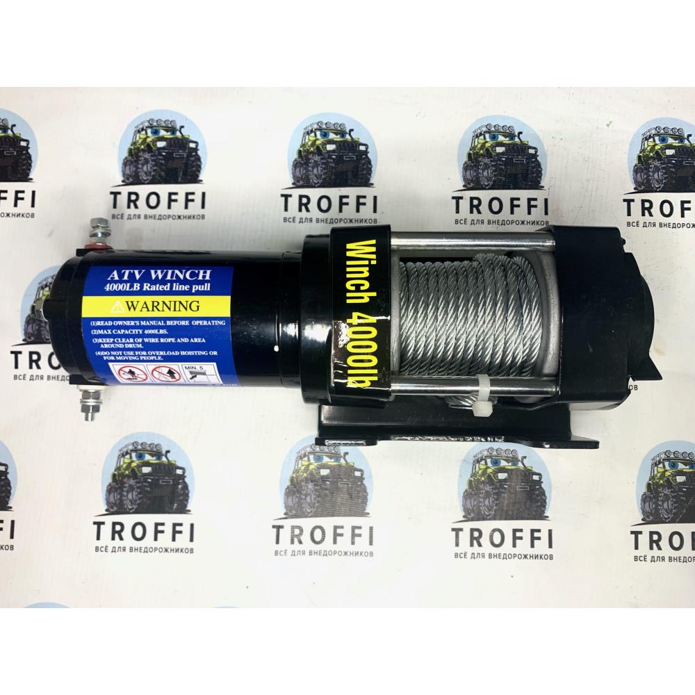 Лебедка электрическая Electric Winch 4000 lbs/1814 кг ATV синтетика