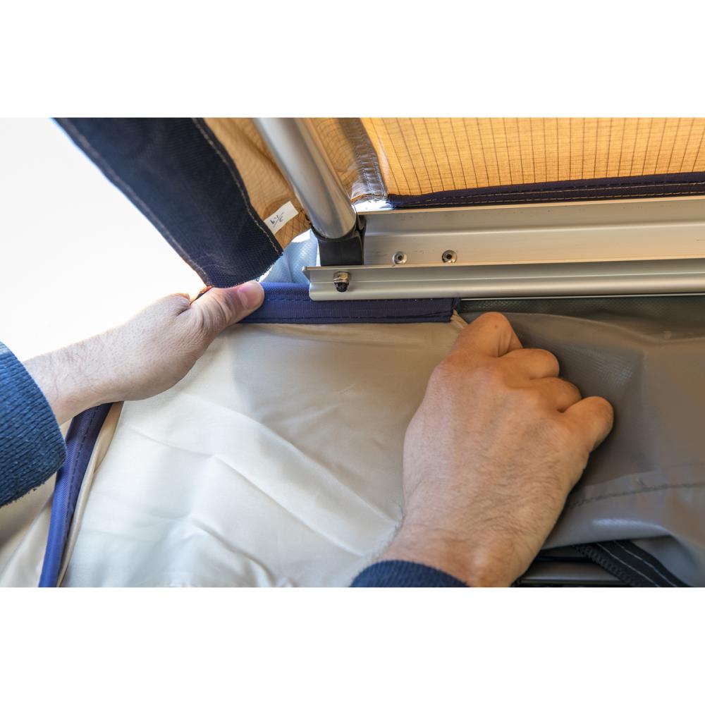 Стенки для комбинированной (прямоугольной с веерной частью) маркизы 2 м